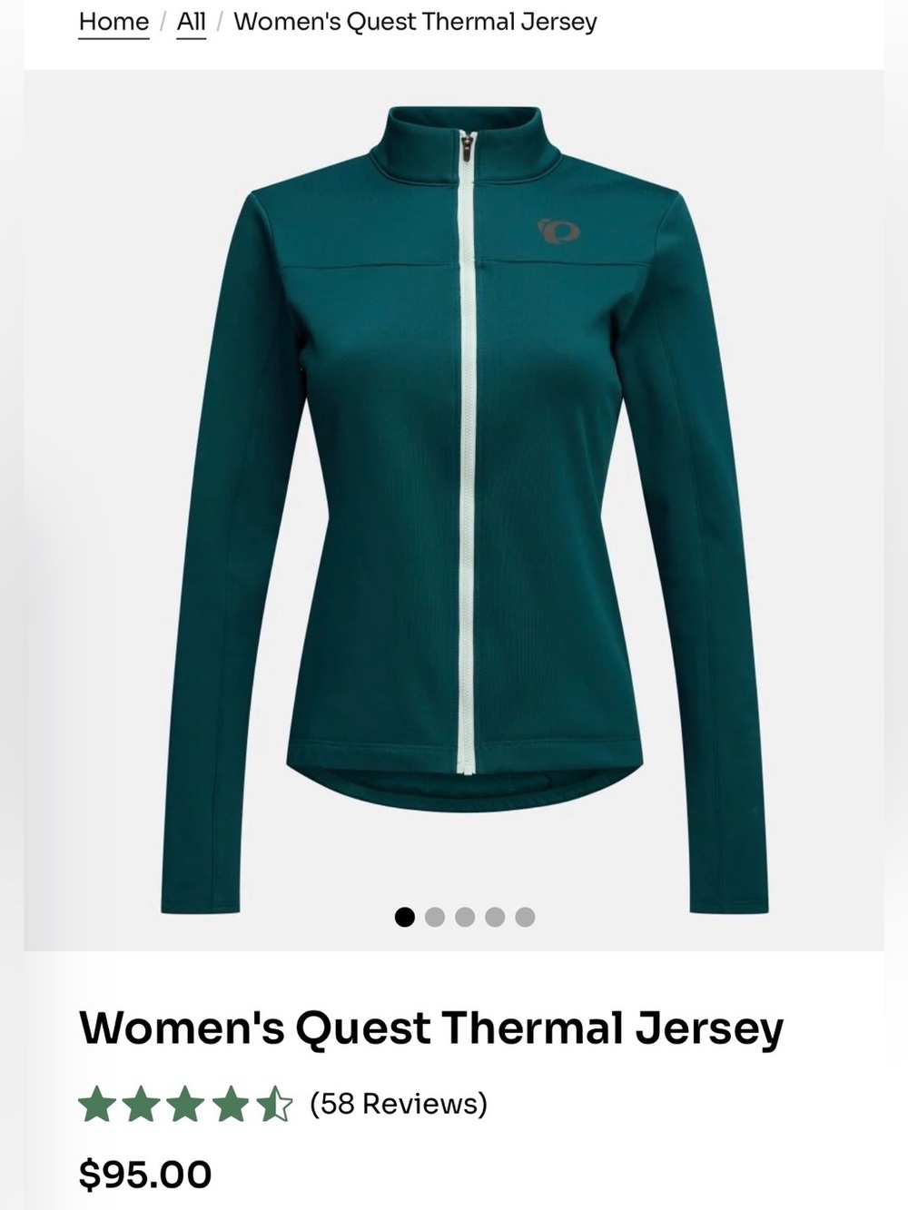 Pearl Izumi Women's Quest Thermal Jersey